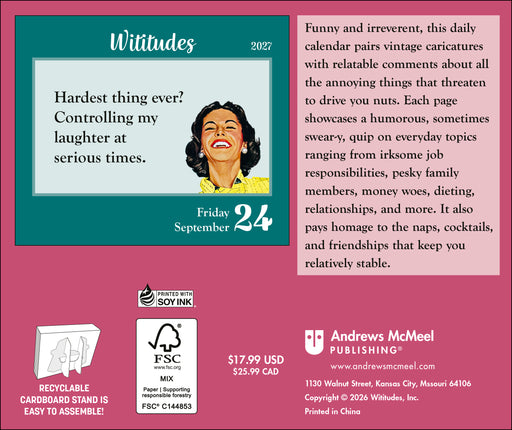 Wititudes 2027 Page-A-Day Calendar