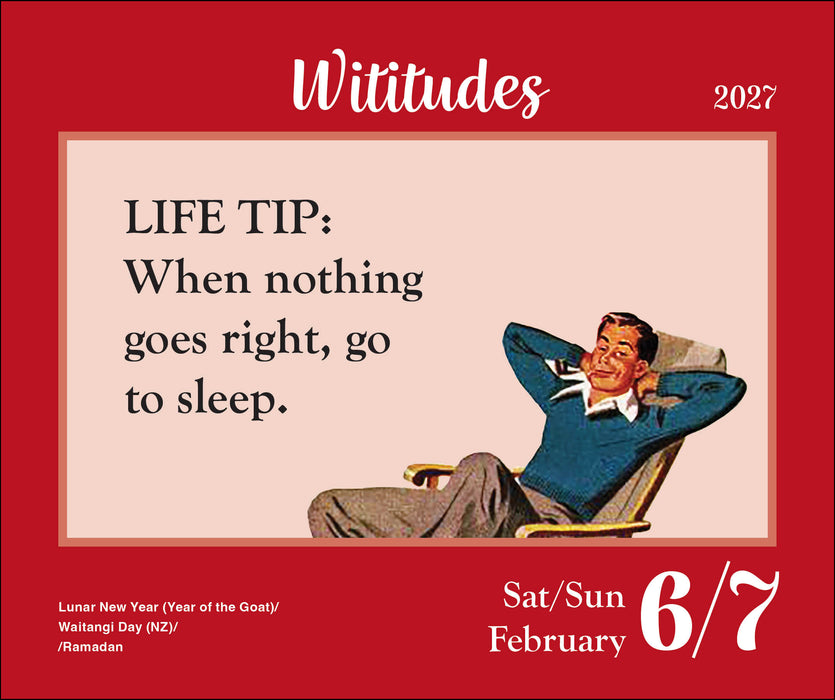 Wititudes 2027 Page-A-Day Calendar