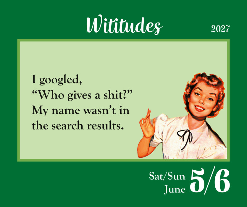Wititudes 2027 Page-A-Day Calendar