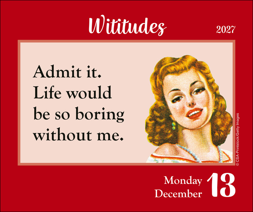 Wititudes 2027 Page-A-Day Calendar