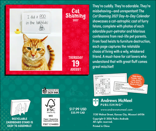 Cat Shaming 2027 Page-A-Day Calendar