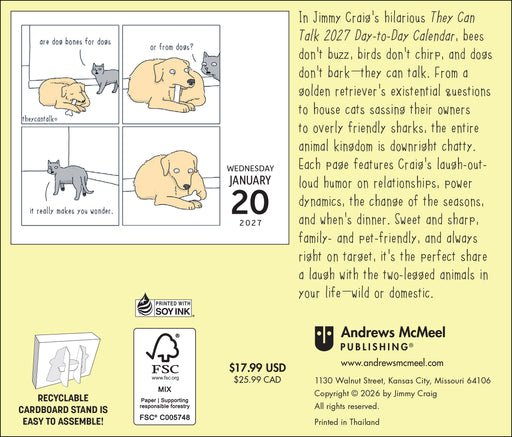 They Can Talk Comics 2027 Page-A-Day Calendar