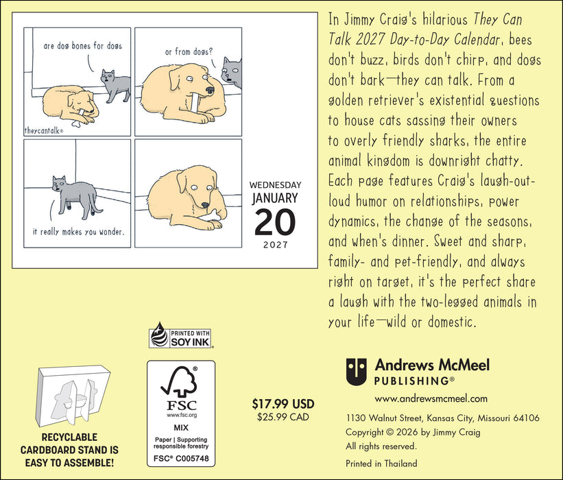 They Can Talk Comics 2027 Page-A-Day Calendar