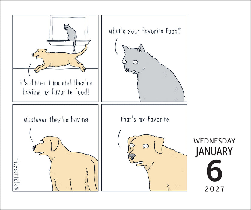 They Can Talk Comics 2027 Page-A-Day Calendar