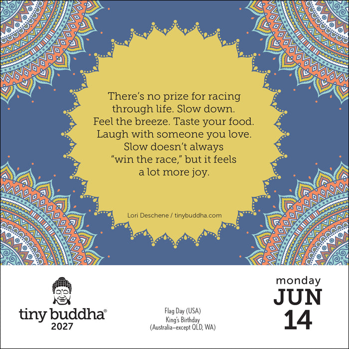 Tiny Buddha 2027 Page-A-Day Calendar