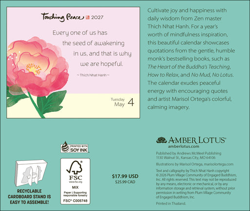 Thich Nhat Hanh 2027 Page-A-Day Calendar
