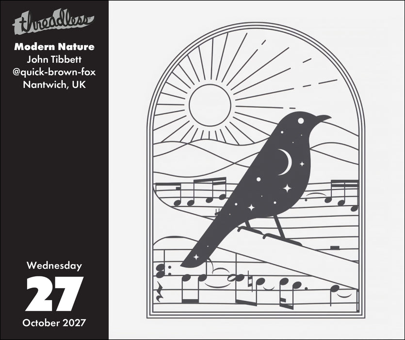 Threadless Design a Day 2027 Page-A-Day Calendar