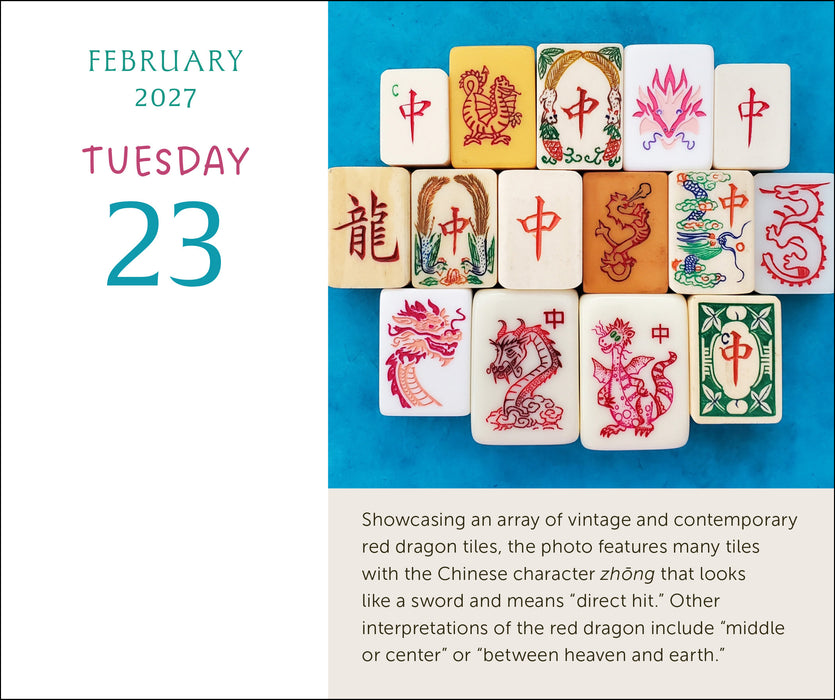 Art of Mahjong 2027 Page-A-Day Calendar