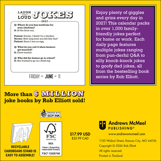 Laugh-Out-Loud Jokes 2027 Page-A-Day Calendar