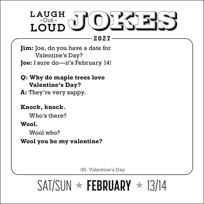 Laugh-Out-Loud Jokes 2027 Page-A-Day Calendar