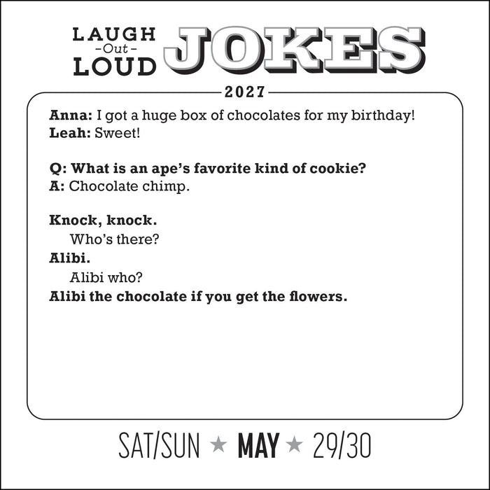 Laugh-Out-Loud Jokes 2027 Page-A-Day Calendar