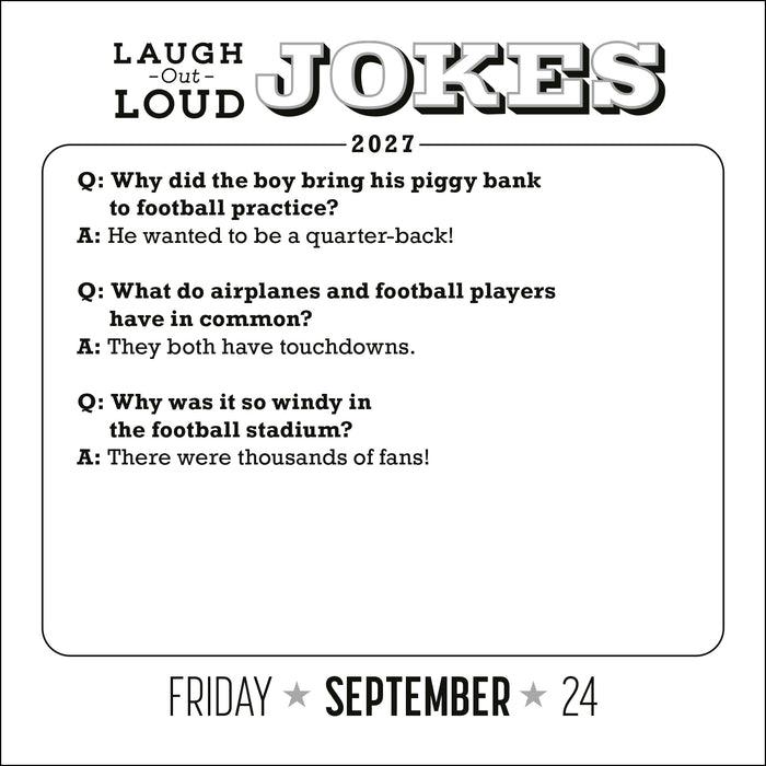 Laugh-Out-Loud Jokes 2027 Page-A-Day Calendar