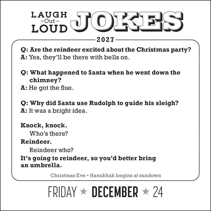 Laugh-Out-Loud Jokes 2027 Page-A-Day Calendar