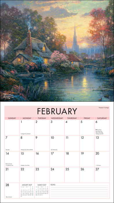 Thomas Kinkade Studios 2027 Large Wall Calendar