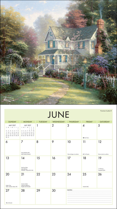 Thomas Kinkade Studios 2027 Large Wall Calendar