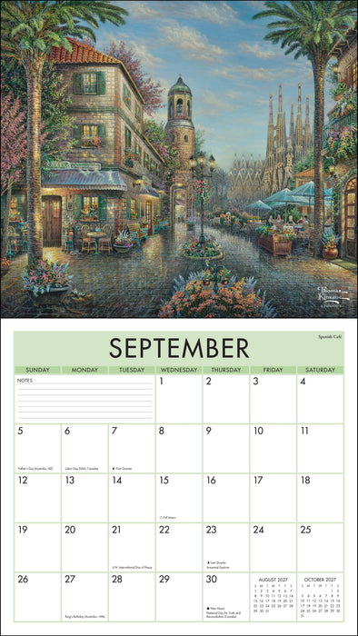 Thomas Kinkade Studios 2027 Large Wall Calendar