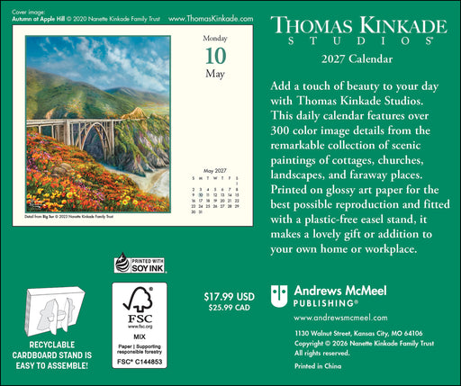 Thomas Kinkade Studios 2027 Page-A-Day Calendar
