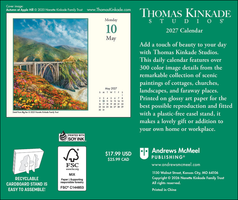 Thomas Kinkade Studios 2027 Page-A-Day Calendar