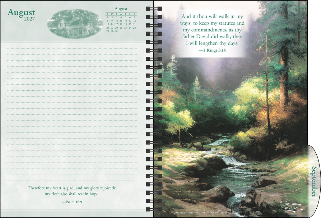 Thomas Kinkade with Scripture 2027 Weekly Diary