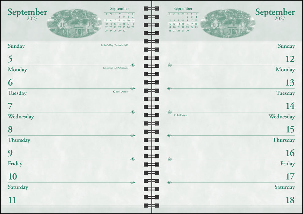 Thomas Kinkade with Scripture 2027 Weekly Diary