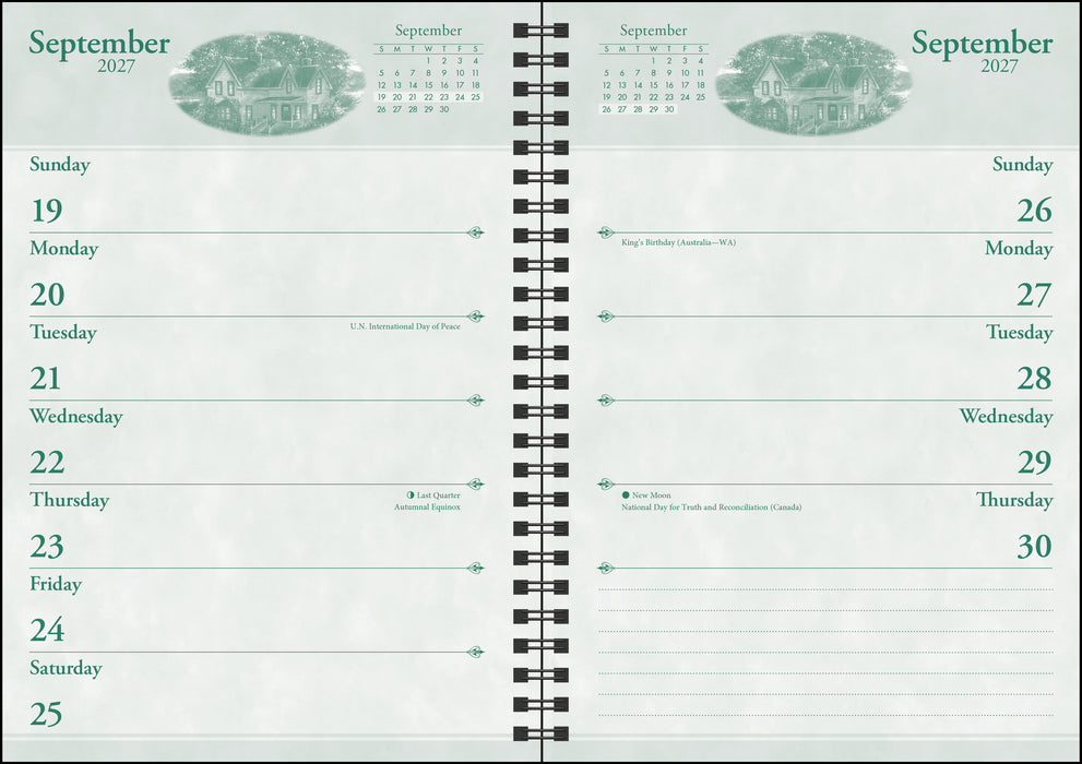 Thomas Kinkade with Scripture 2027 Weekly Diary