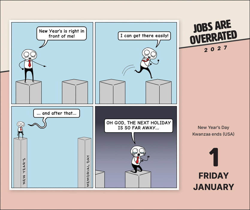 Jobs are Overrated 2027 Page-A-Day Calendar