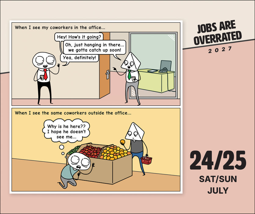 Jobs are Overrated 2027 Page-A-Day Calendar
