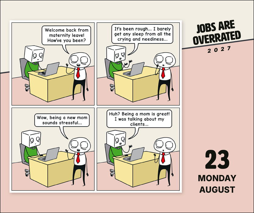 Jobs are Overrated 2027 Page-A-Day Calendar