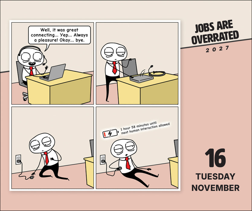 Jobs are Overrated 2027 Page-A-Day Calendar