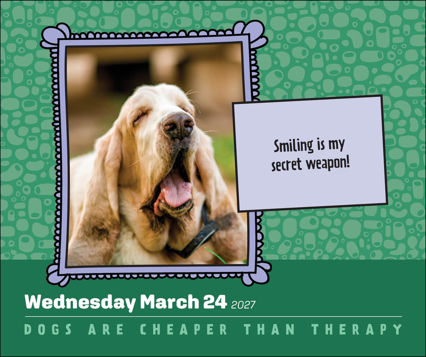 Dogs are Cheaper Than Therapy 2027 Page-A-Day Calendar