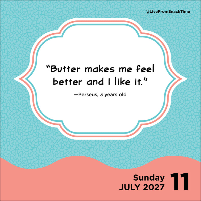 Live from Snack Time 2027 Page-A-Day Calendar