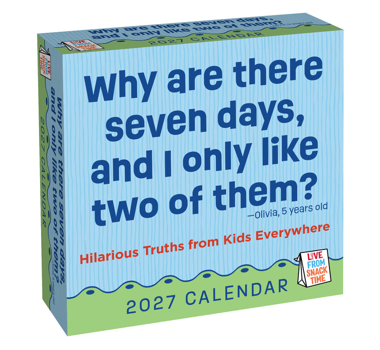 Live from Snack Time 2027 Page-A-Day Calendar