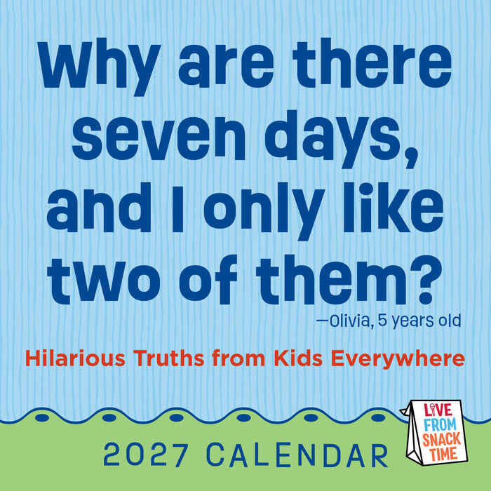 Live from Snack Time 2027 Page-A-Day Calendar