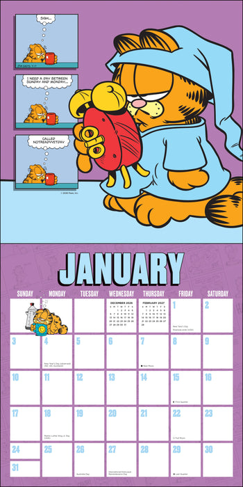 Garfield 2027 Square Wall Calendar