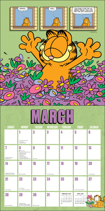 Garfield 2027 Square Wall Calendar