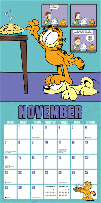 Garfield 2027 Square Wall Calendar