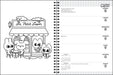 Pocket Peaches Coloring 2027 Weekly Diary