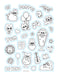 Pocket Peaches Coloring 2027 Weekly Diary