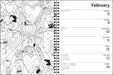 Peanuts Coloring 2027 Weekly Diary