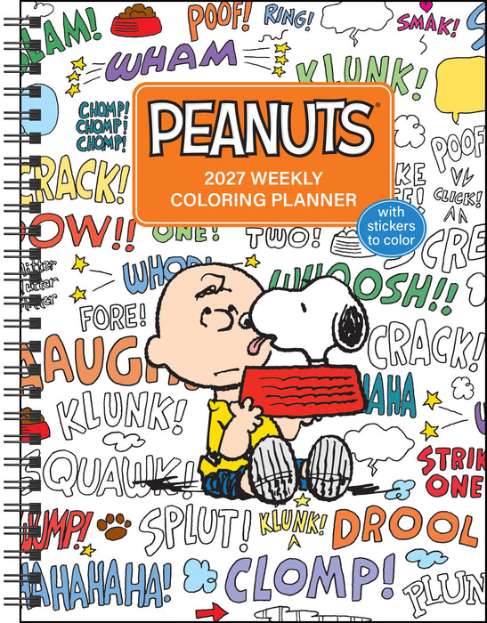 Peanuts Coloring 2027 Weekly Diary