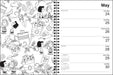 Peanuts Coloring 2027 Weekly Diary