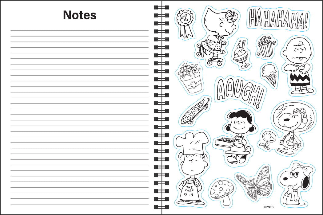 Peanuts Coloring 2027 Weekly Diary
