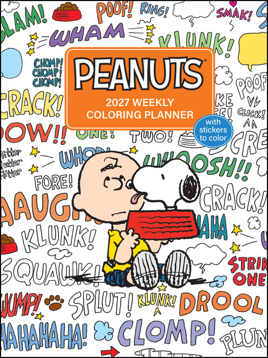 Peanuts Coloring 2027 Weekly Diary