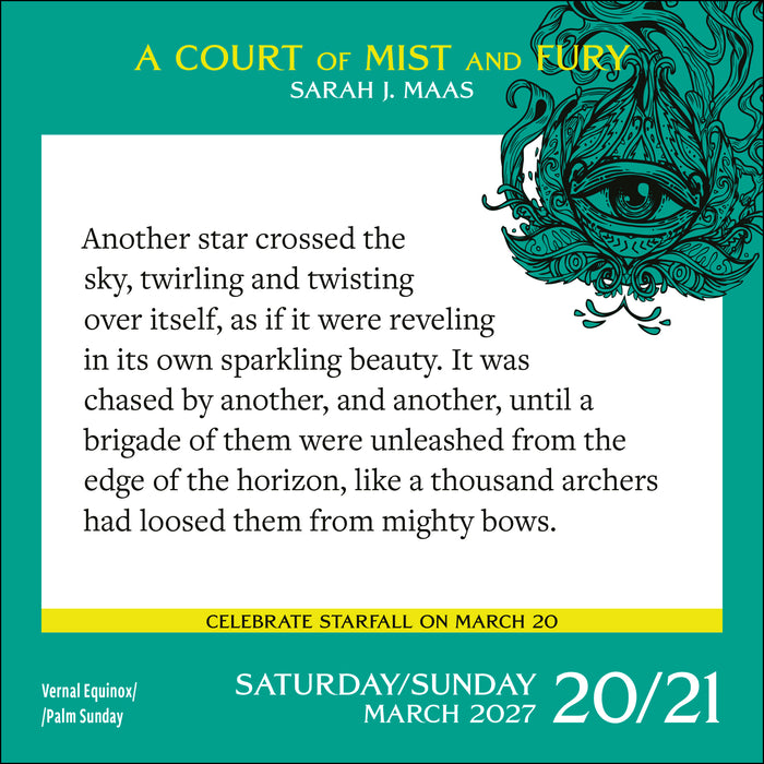 Court of Thorns and Roses 2027 Page-A-Day Calendar