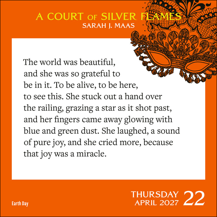 Court of Thorns and Roses 2027 Page-A-Day Calendar