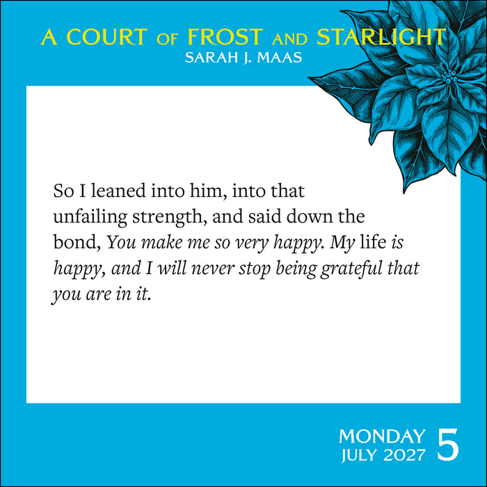 Court of Thorns and Roses 2027 Page-A-Day Calendar