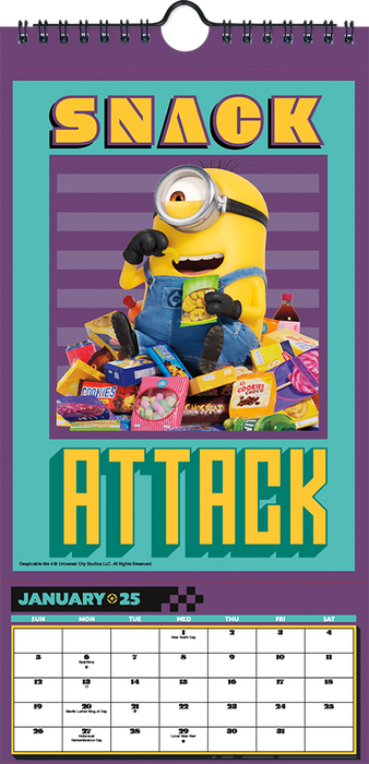 2025 Despicable Me 4 Mini Wall Calendar by  Trends from Calendar Club