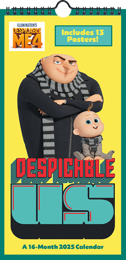 2025 Despicable Me 4 Mini Wall Calendar by  Trends from Calendar Club