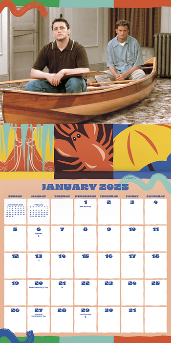 2025 Friends Wall Calendar by  Trends International from Calendar Club