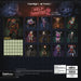 Five Nights at Freddy 2026 Square Wall Calendar